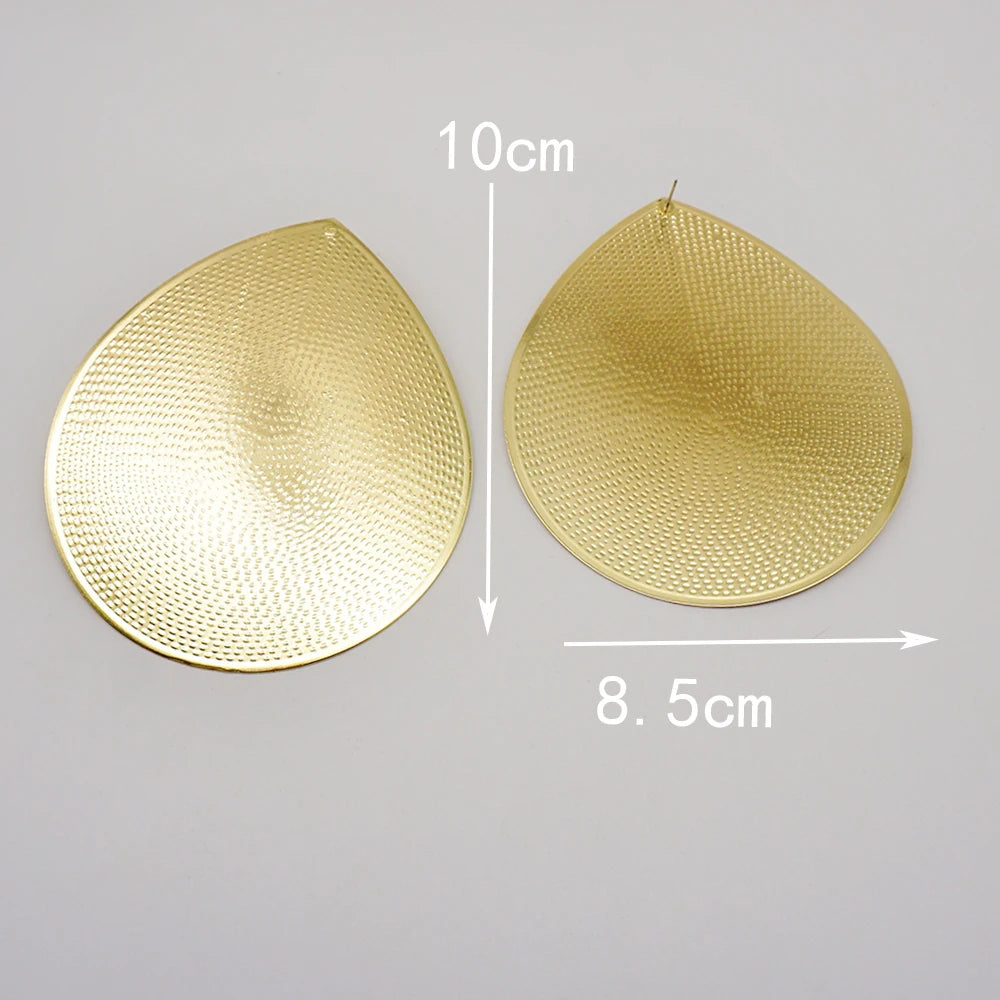 African Women Copper Drop Earrings Gold Color Round Earrings For Women Earrings Trend Jewelry Gift Wedding Jewelry Accessories